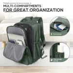 Ryanair 40x30x20 Travel Backpack Vacuum Compression Backpack , Wizzair Cabin Bag 15.6" Laptop Travel Bag，Storage Bag, Schoolbag 4