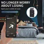 Rfid Carbon Fiber Men Wallets for Airtag Luxury Slim Mini Credit Card Holder Wallets for Men Air Tag Tracker Minimalist Purse 3
