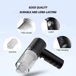 Portable Wireless Car Vacuum Cleaner Wireless Vacuum Cleaner Dual Use for Home and Car 120W High Power Powerful Vacuum Cleaner 2