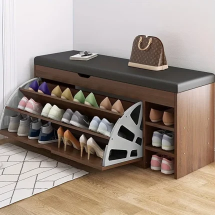 Flip shoe cabinet accessories,flip bucket shoe rack,stainless steel thickened shoe cabinet accessories,hardware hidden flip rack