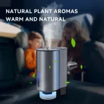 Humidifier Essential Oil Diffuser Smart Car Air Aromatherapy Diffuser, Fragrance Car Air fresheners with Three Adjustable 5