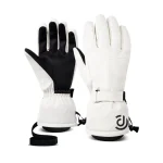 Men's Winter Warm Ski Gloves Outdoor Thick Snowboarding Gloves Windproof Waterproof Gloves for Riding Touch-Screen Skiing Gloves 4