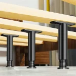 1PCS Black Telescopic Adjustable Bed Beam Support Foot Reinforced Plastic Furniture Leg Sofa Leg Bed Bottom Load Bearing Bracket 3