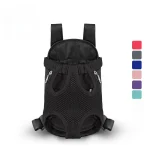 Double Shoulder Breathable Portable Travel Pet Dog Carrier Backpack Mesh Carrier Front Bag for Small Dog Cats Outdoor 5