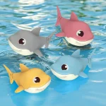 Clearance_1pc Summer hot new cartoon shark baby water play toy with wind up chain, outdoor beach toy, shower toy, bath toy_Conti 2