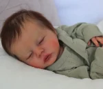 NPK 18inch Reborn Doll Kit Delilah Lifeike fresh color Soft DIY Doll Parts 5