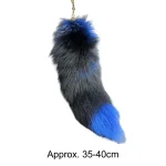 Huge Fluffy Faux Fur Fox Tail Keychain Therian Tail Fox Tail Keychain Fur Pendant Key Chain Keychain Pendant Gift for Women Girl 6
