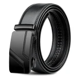 Fashion Business Men'S Belt Genuine Luxury Brand Belt Metal Buckle Belt High-Quality PU Leather Soft Belt With Cargo Pants Jeans 4
