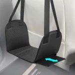 Newest Airplane Foot Hammock Airline Foot Rest With Removable Pad Adjustable Strap Foot Hammock With Menory Foam For Travel