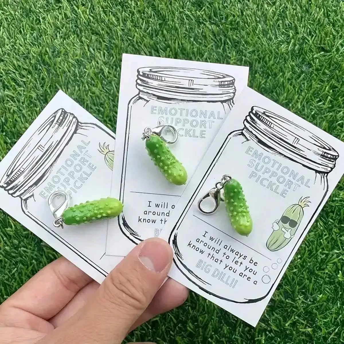 "MINI Emotional Pickle" Resin Keychain "MINI Emotional Pickle" Resin Keychain