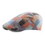 Womens Mens Teens Beret Flat Newsboy Hat Adjustable Irish Cabbie Gatsby Cap Breathable Driving Hunting Hat
