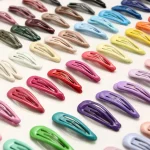10/20/30/40 New Girls Cute Colorful Waterdrop Shape Hairpins Sweet Hair Clips Kids Barrettes Slid Clip Fashion Hair Accessories 3