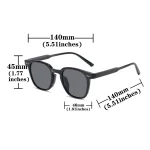 New Vintage Square Sunglasses Women Men Luxury Brand Small Round Sun Glasses Female Small Eyewear Sunglasses for Male Female 6