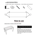 Portable Foot Hammock Lazy Casual Desk Rest Foot Put Feet Swing Footrest Outdoor Rest Office Tables Leisure Home Garden Camping 2