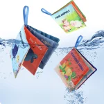 Soft Baby Books toys Montessori 3D Touch Feel High Contrast Cloth Book Sensory Early Learning games for kids Educational toys 5