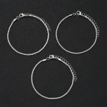 5 Pcs Exquisite Metal Butterfly Star Heart Pendant Anklets Set Bohemia Vintage Pearl Pendant Foot Bracelet Beach Woman Jewelry 6