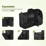 Cat Carrier Backpacks Expandable Cat Backpack with Shade Cover, Breathable Mesh Pet Carrier Backpack Bag for Travel Hiking Campi 5
