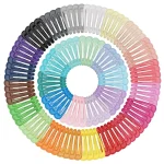 50Pcs Snap Hair Clips Candy Color Glossy 2 Inches No Slip Metal Hair Pins Clips Barrettes Accessories for Baby Girls Toddlers 2
