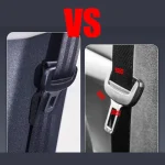Suede Magnetic Suction Car Seat Belt Fixing Clips Auto Belt Holder Stabilizer Fastener Adjustable Clip Seatbelt Stopper 3