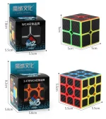 Meilong Carbon Fiber Cube 2x2x2 3x3x3 4x4x4 Pyramid Skew SQ1 Megaminx Puzzle For Beginners and Professionals 5