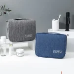 Oxford Fabric Men Business Portable Storage Bag Toiletries Organizer Women Cosmetic Bag Waterproof Hanging Travel Wash Pouch 3