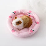 Small Animal Bed Cushion Mat, Hamster Nest, Squirrel, Hedgehog, Rabbit, Warm, Soft, Plush, Guinea Pig, House, Small Pet Nest Mat 4