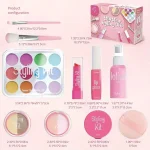 Children's Makeup Toy Set Simulated Beauty Makeup Box Set No Smearing No Liquid 10 Piece Non-toxic Set (Non Real Makeup) 2