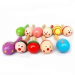1Pc Baby Music Toys Baby Toys Wooden Kid Child Sand Hammer Early Education Tool Rattle Musical Instrument Percussion Toy Gifts 5