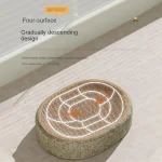 2in1 Oval Sisal Cat Scratcher Bed Wear-resistant Cat Nest Furniture Protection Grinding Claw Toy 4