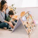Busy Board Accessories DIY Toy Part Wooden Toys Metal Locks Leather Buckle Montessori Educational Games Intellectual Development 6