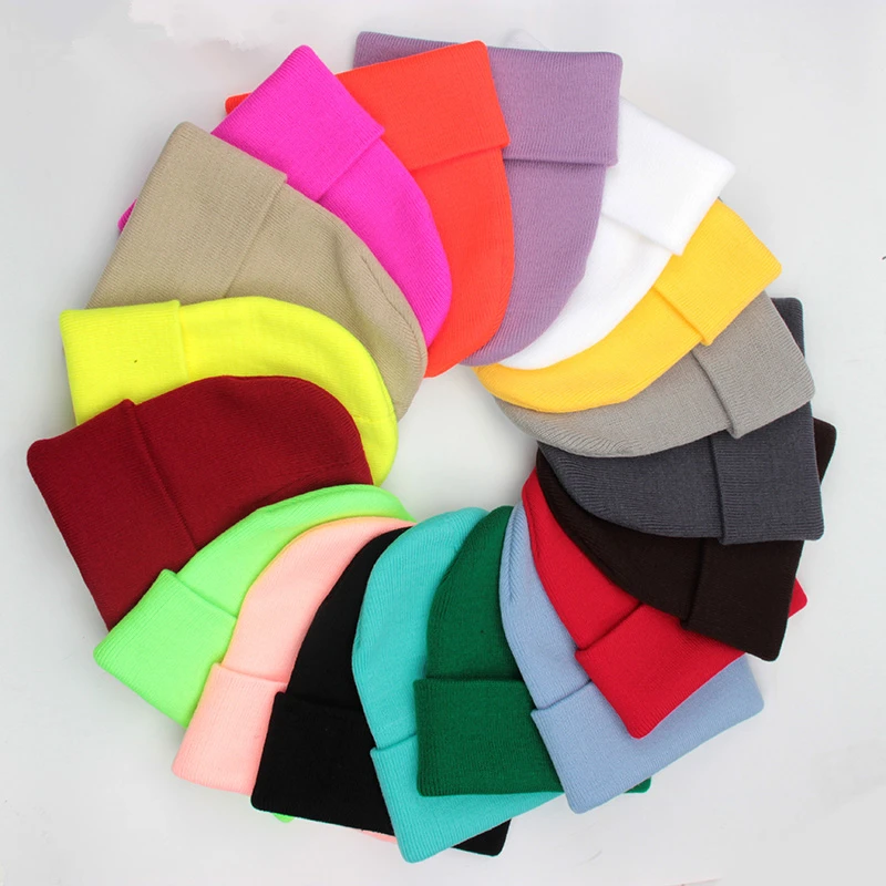 Solid Unisex Beanie Autumn Winter Wool Blends Soft Warm Knitted Cap Men Women SkullCap Hats Gorro Ski Caps 24 Colors Beanies Solid Unisex Beanie Autumn Winter Wool Blends Soft Warm Knitted Cap Men Women SkullCap Hats Gorro Ski Caps 24 Colors Beanies