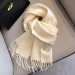 Winter Narrow Scarf 28 Color 100% Wool Scarf Hot Selling Solid Color Scarf Men's and Women's Universal Warm and Cold proof Scarf 2