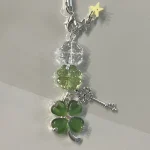 Lucky Leaf Phone Charms Pendant Cute Key Chain Cases For Phone Chain Samsung Schoolbag Books CCD Camera Key Pendant Accessiroes 4