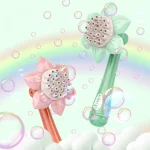 2026 Electric Bubble Gun Toys for Kids 23 Holes Bubbles Machine Soap Blower Blowing Toy Party Outdoor Games Boys Girls Gift 2