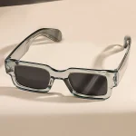 1PC Unisex Retro Square Sunglasses Classic UV Protection Plastic Frame Shades for Outdoor Travel Driving 5