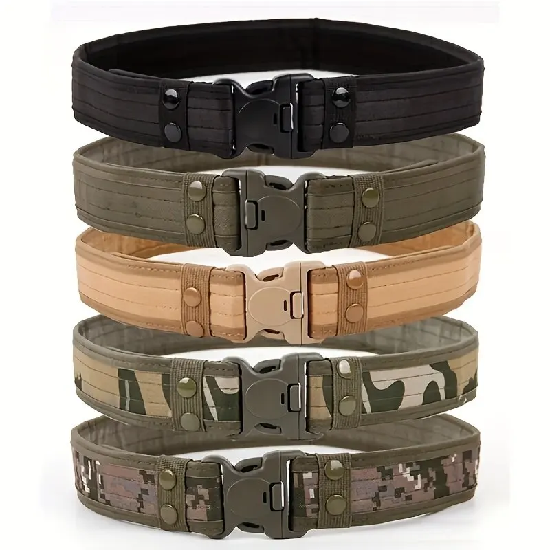 Men's Belt Outdoor Camouflage Tactical Belt Oxford Cloth Belt Mountaineering Belt Nylon Wide Waist Belt Work Belt Neutral Belts Men's Belt Outdoor Camouflage Tactical Belt Oxford Cloth Belt Mountaineering Belt Nylon Wide Waist Belt Work Belt Neutral Belts