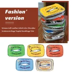Canned Sardines Women Travel Cosmetic Bag Cute Toiletry Bag Creative Portable Fashion Zipper Multi-function for Weekend Vacation 3