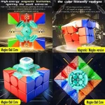 MoYu RS3M V5 3X3 Magnetic Magic Speed Cube Professional Fidget Toys RS3 M 2023 V5 Cubo Magico Puzzle 3