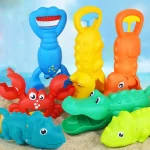 Beach Sand Toys for Children 3 4 5  Years Boys Summer Sand Grabber Toys Water Play Game Seaside Beach Outdoor Tool Kit for Kids 2