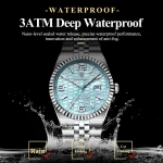 POEDAGAR Fashion Exquisite Men Wristwatches Waterproof Luminous Date Luxury Man Watch Stainless Steel Quartz Men's Watches Reloj 3