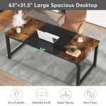 Tribesigns Large Office Desk Computer Table Study Writing Desk Workstation for Home Office Modern Computer Desk 3
