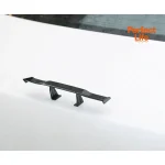 1Pcs Car Rear Spoiler Mini Wing Small Model Decoration Auto Parts GT Style Winglet Mini Carbon Fiber Look Tail Wing 4