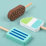 Children Play House Ice Cream Toys For Girls Boys Cutting Fruit Kitchen DIY Pretend Play Educational Toy 2
