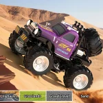 Q222 Q223 1:64 Mini RC Truck with Trailer Monster-Regulating Alloy All Terrain Remote Control Model Cars Toys for Kids Gift 3