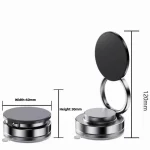 Magnetic Phone Holder for car 360° Rotatable Foldable & Adjustable Magnetic Car Mount ,Suction Cup Phone Holder for Car/Mirror 6