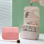 Makeup Bag Travel Cosmetic Bags Toiletries Organizer Waterproof Storage Neceser Bathroom Hook Wash Pouch High Quality Women 4