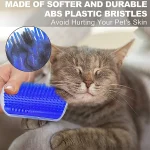 Massage Pet Cat Brush Corner Scrape Hair Removal Beauty Clean Corner Brush Removable Scratcher Comb for Kitten Cat 5