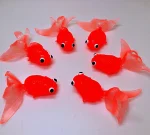 Children's Water Toy Soft Rubber Marine Life Buoy Goldfish Net Fishing Model Swimming Bathtub Holiday Gift 3