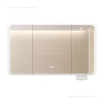 Arc-shaped Smart Bathroom Mirror Cabinet, Wall-mounted Bathroom Mirror Cabinet with Lighting, Smart Bathroom Mirror Cabinet 6