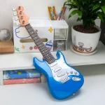 Children-size Electric Guitar Attracts Children Attention 4 String Guita Beginners' Level Guitar Puzzle And Musical Instruments 2